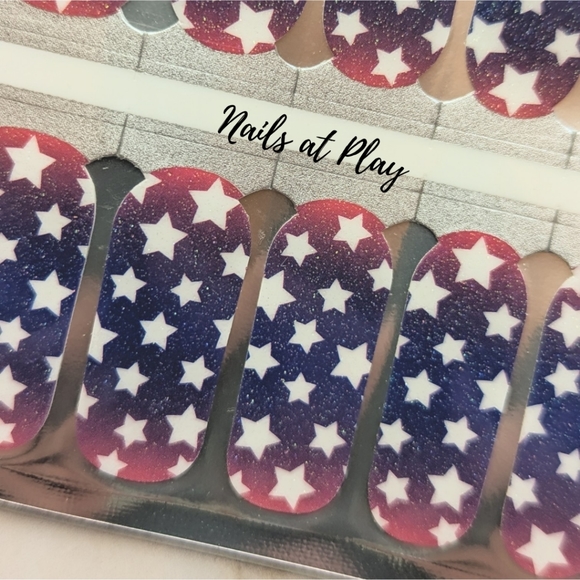 5 for $15 Nail Wraps- Stars that Sparkle - Picture 1 of 4